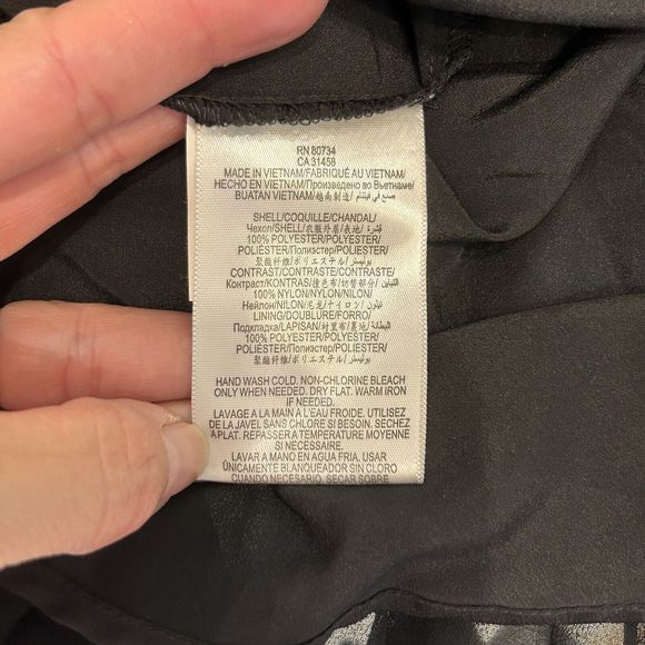 BCBGeneration Black Lace Popover‎ Accordion Pleated Dress Size 6 Small - Picture 6 of 10